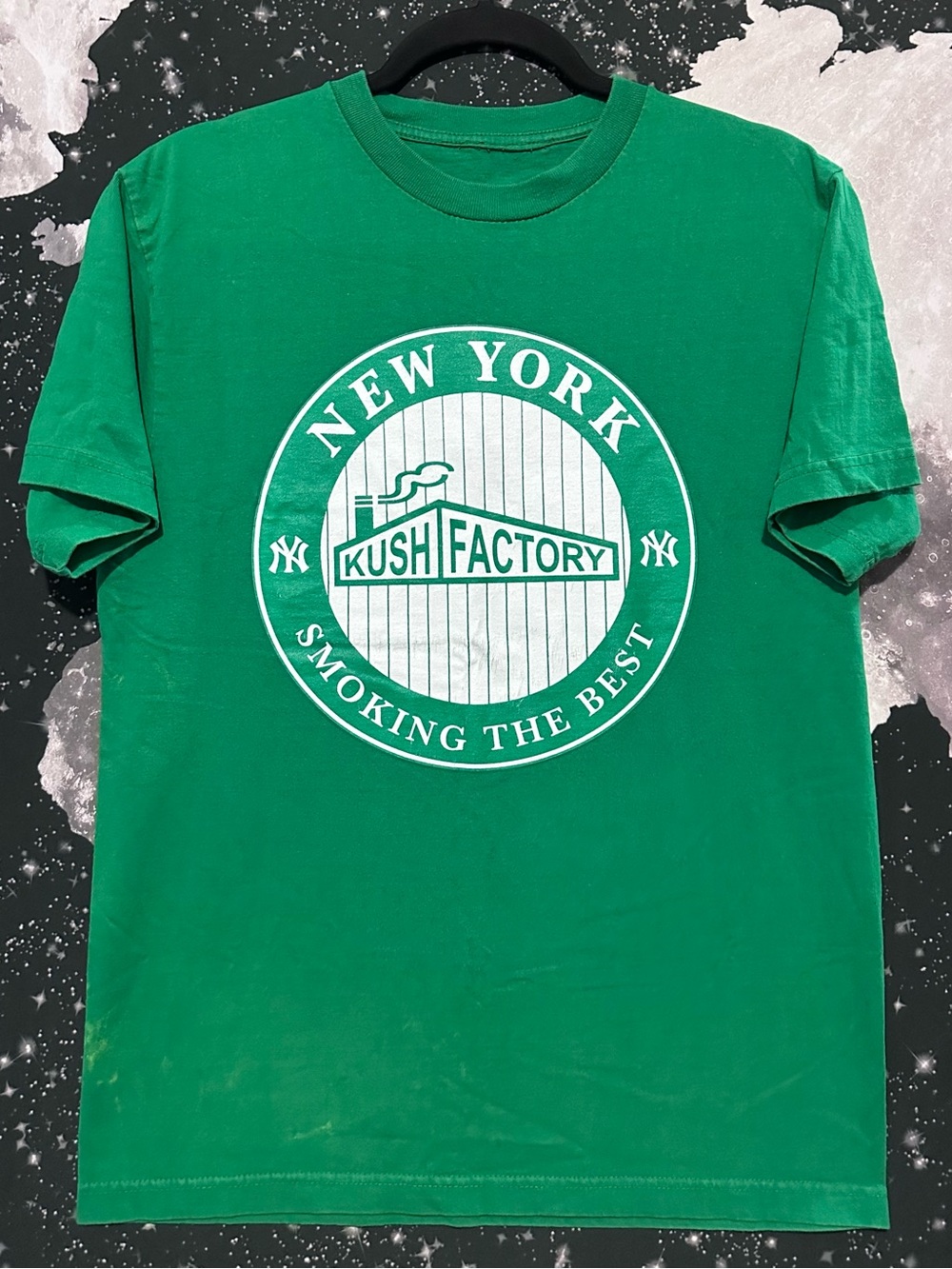 New York Kush Factory Pinestripe Logo Shirt